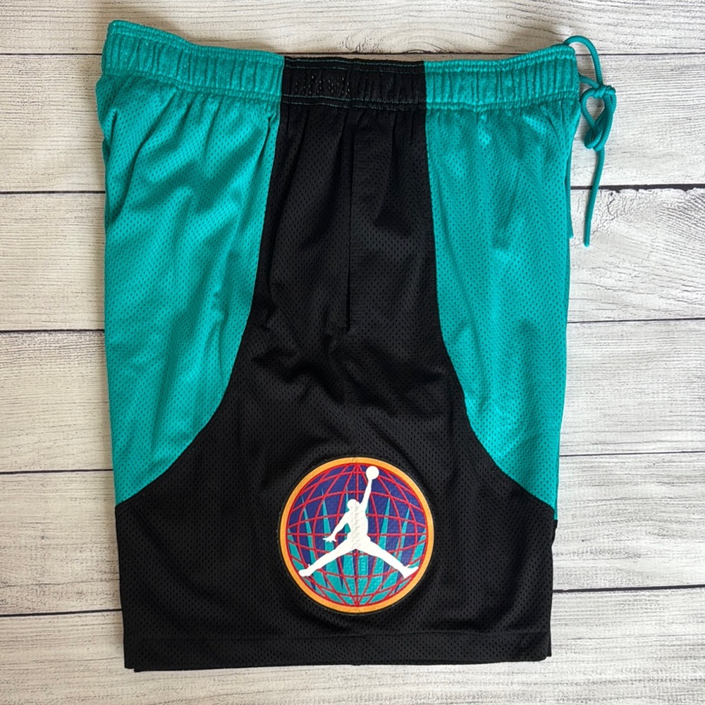 Jordan Brand Teal and Black Athletic Shorts XXL - Picture 5 of 6
